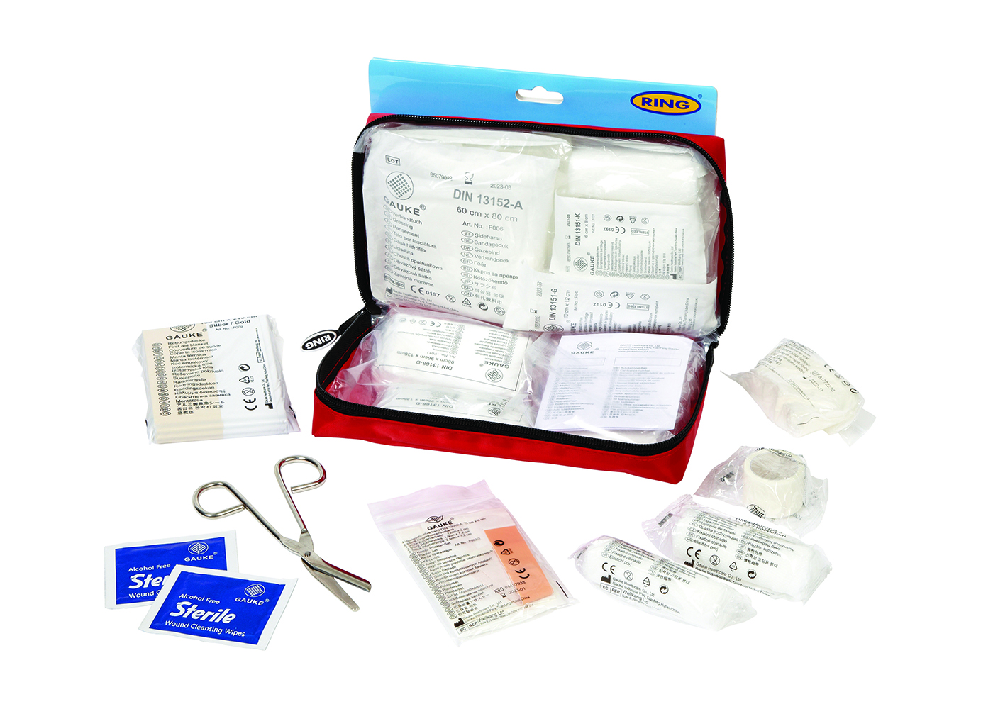 RCT11 DIN13164-2014 First Aid Kit components 